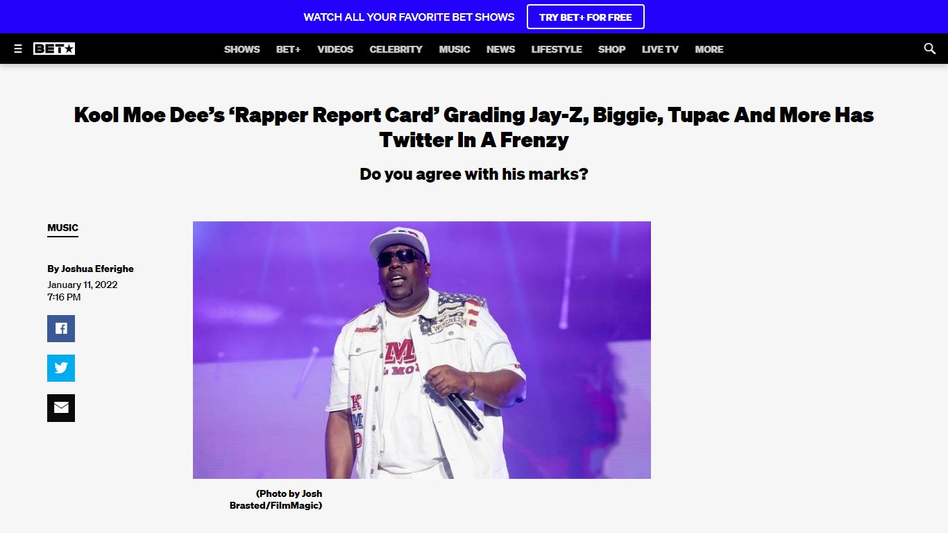 Kool Moe Dee’s ‘Rapper Report Card’ Grading Jay-Z, Biggie ... - BET